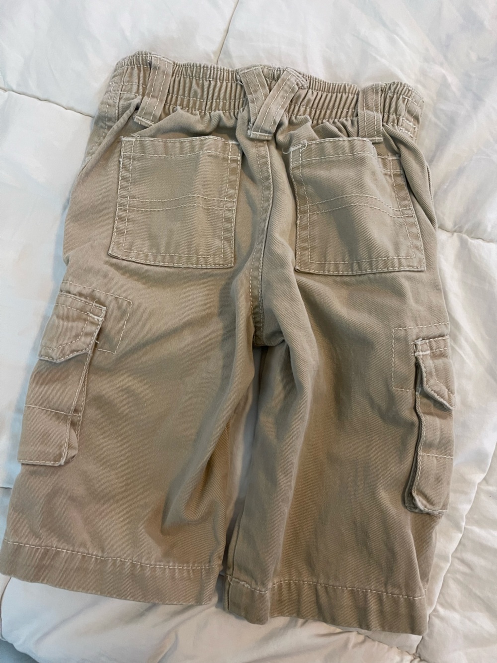 Gymboree Toddler Elastic-Waist Cargo Pants in Beige - Picture 3 of 3